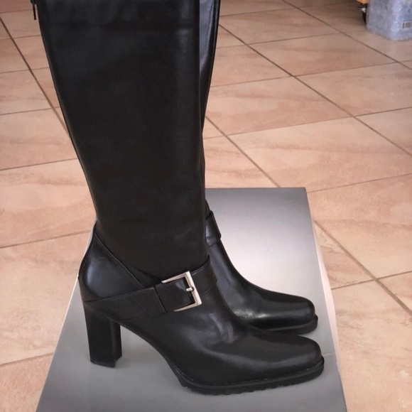 Franco Sarto Black Boots - Picture 1 of 6
